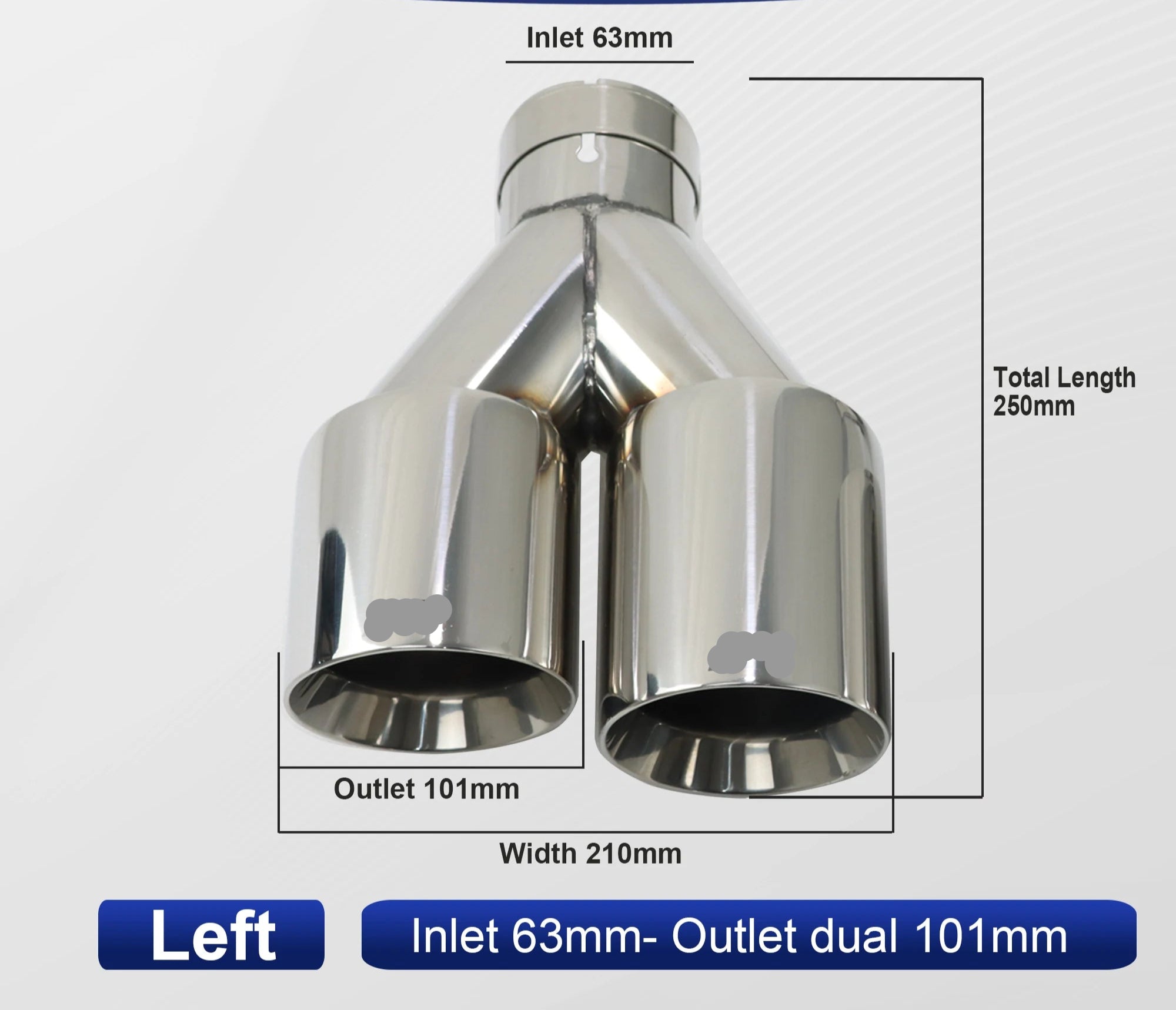 Cola Doble Inox Brillo