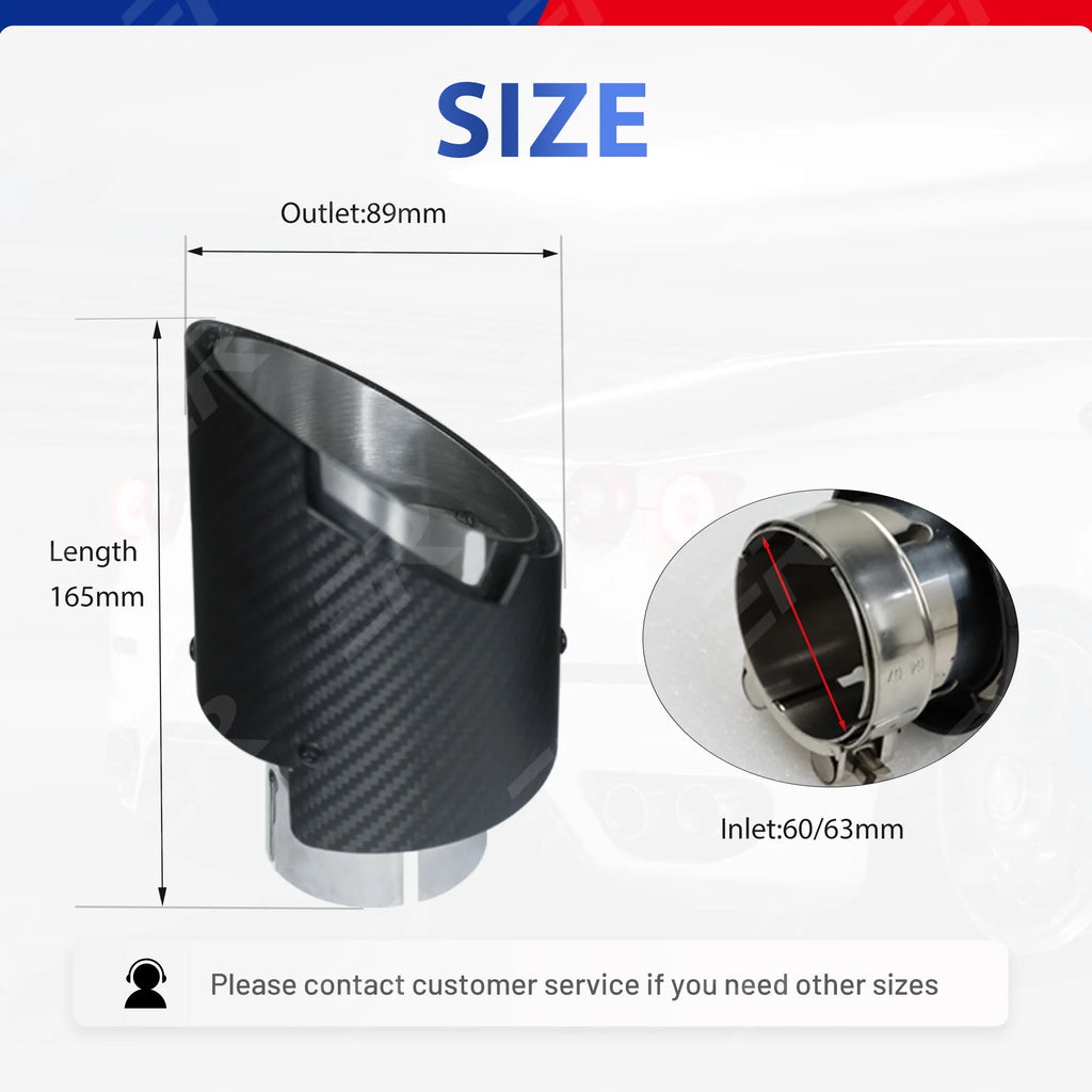 Cola carbono corte lateral