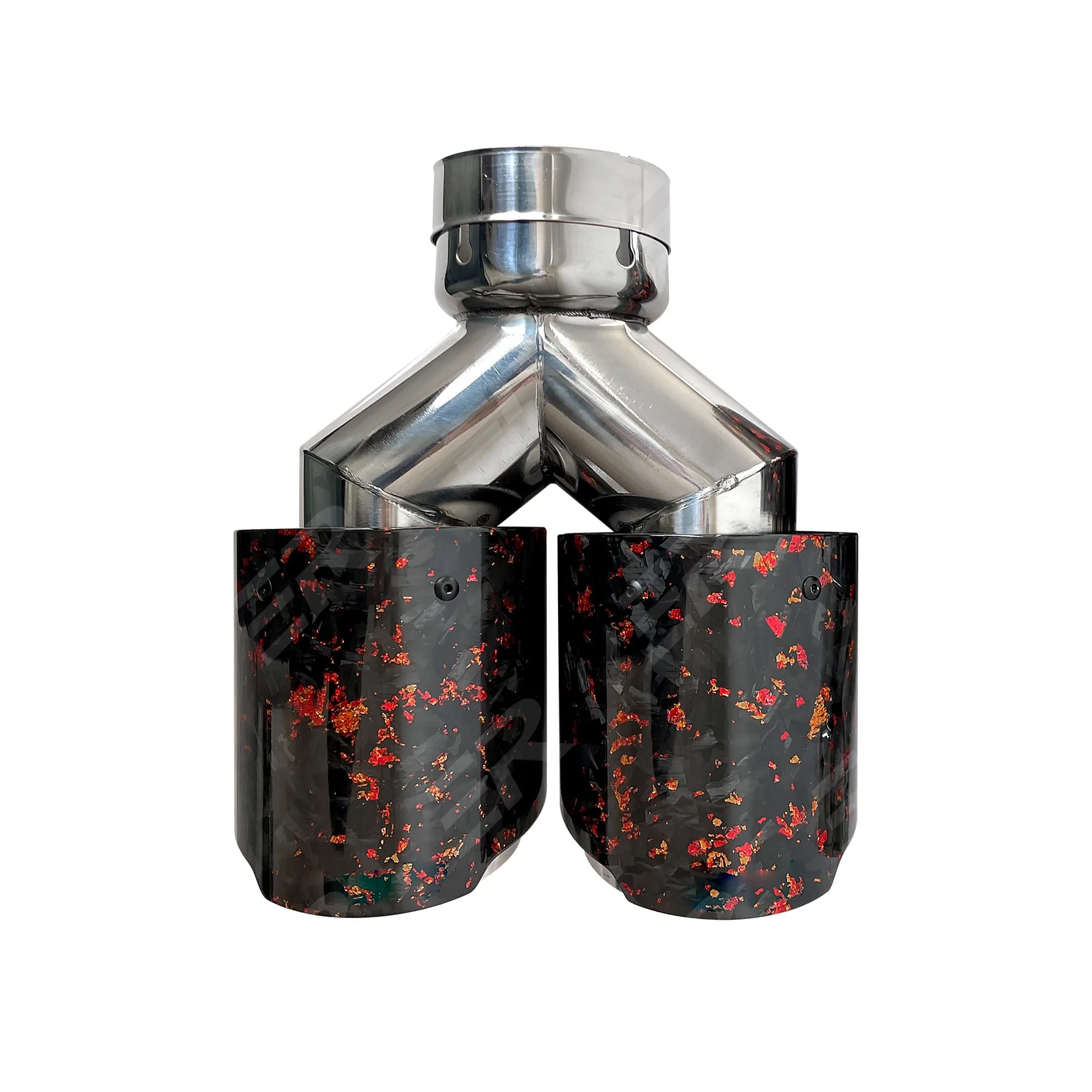 Cola doble carbono forjado colores