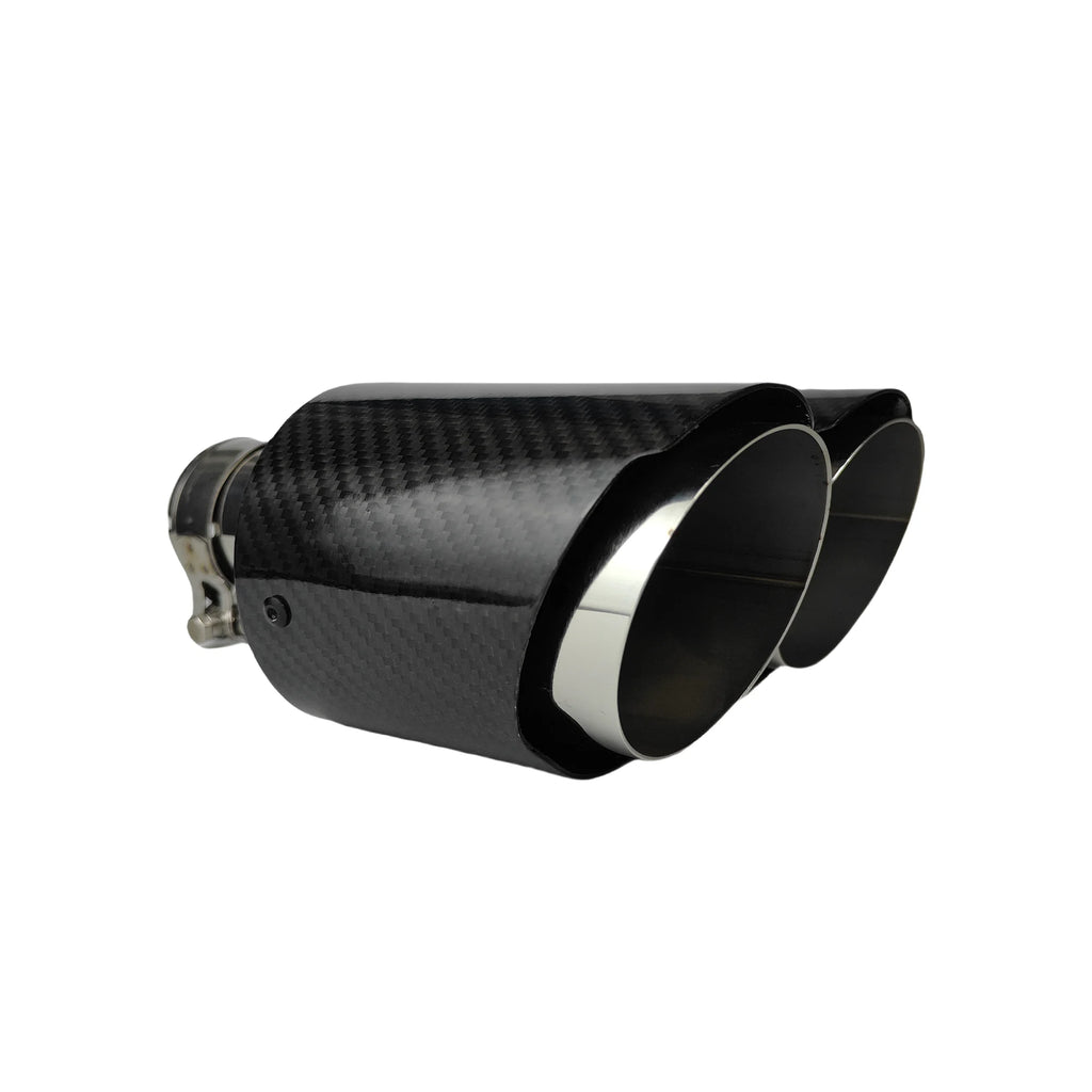 Cola de escape doble punta inox