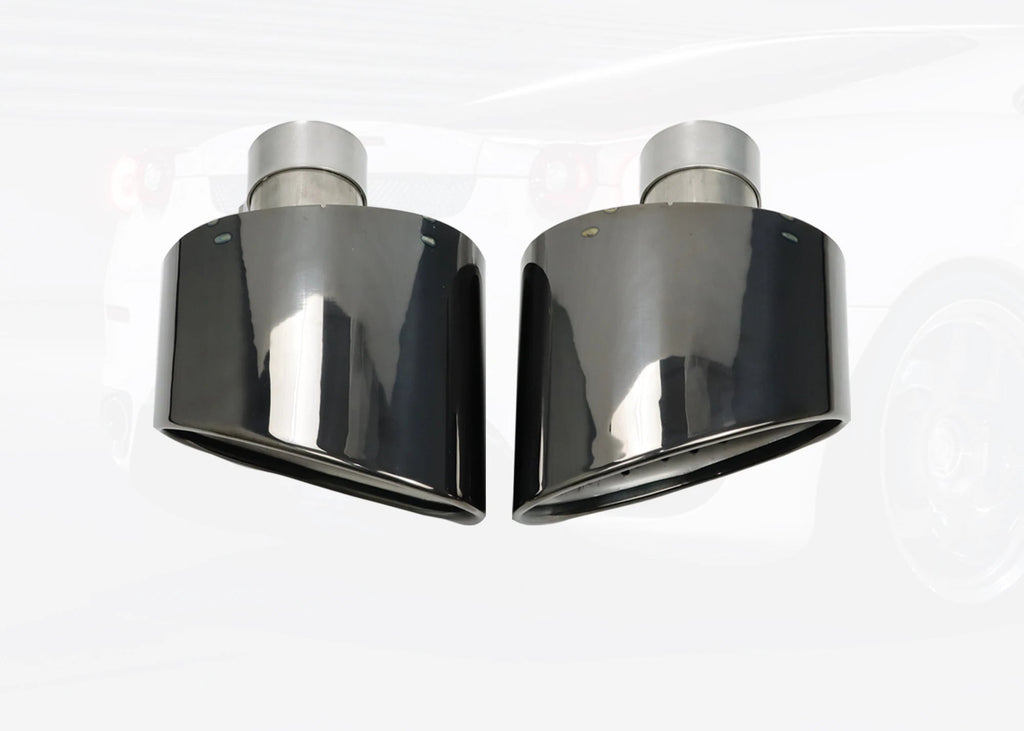 Cola de escape ovalada metal