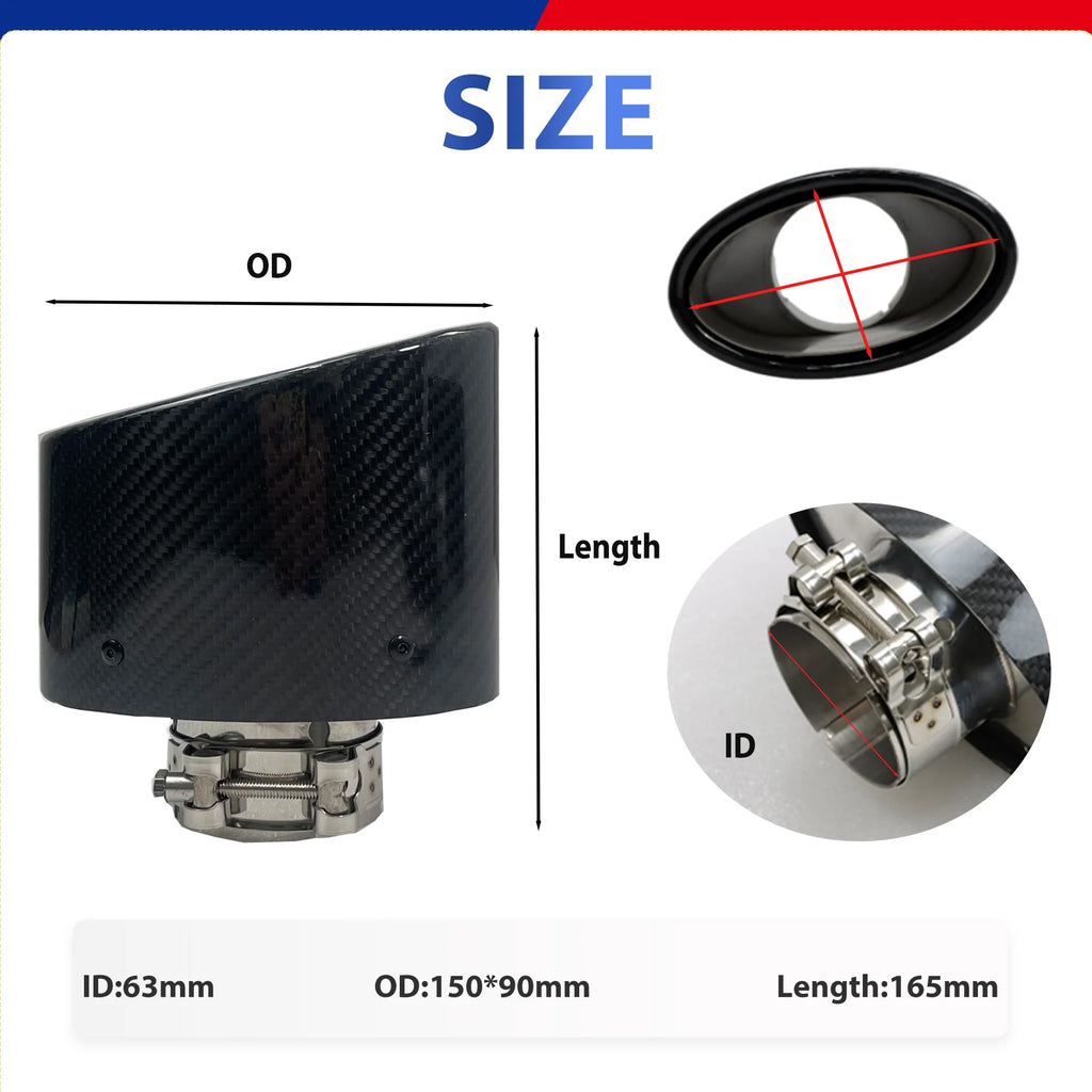 Colas ovaladas en carbono