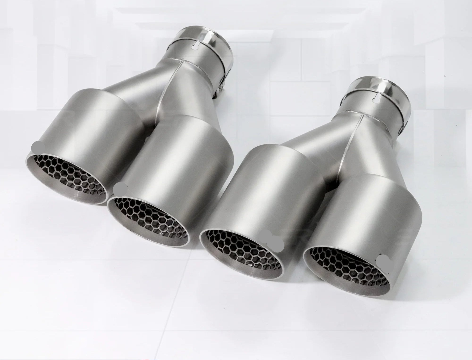 Cola doble inox hexagonos