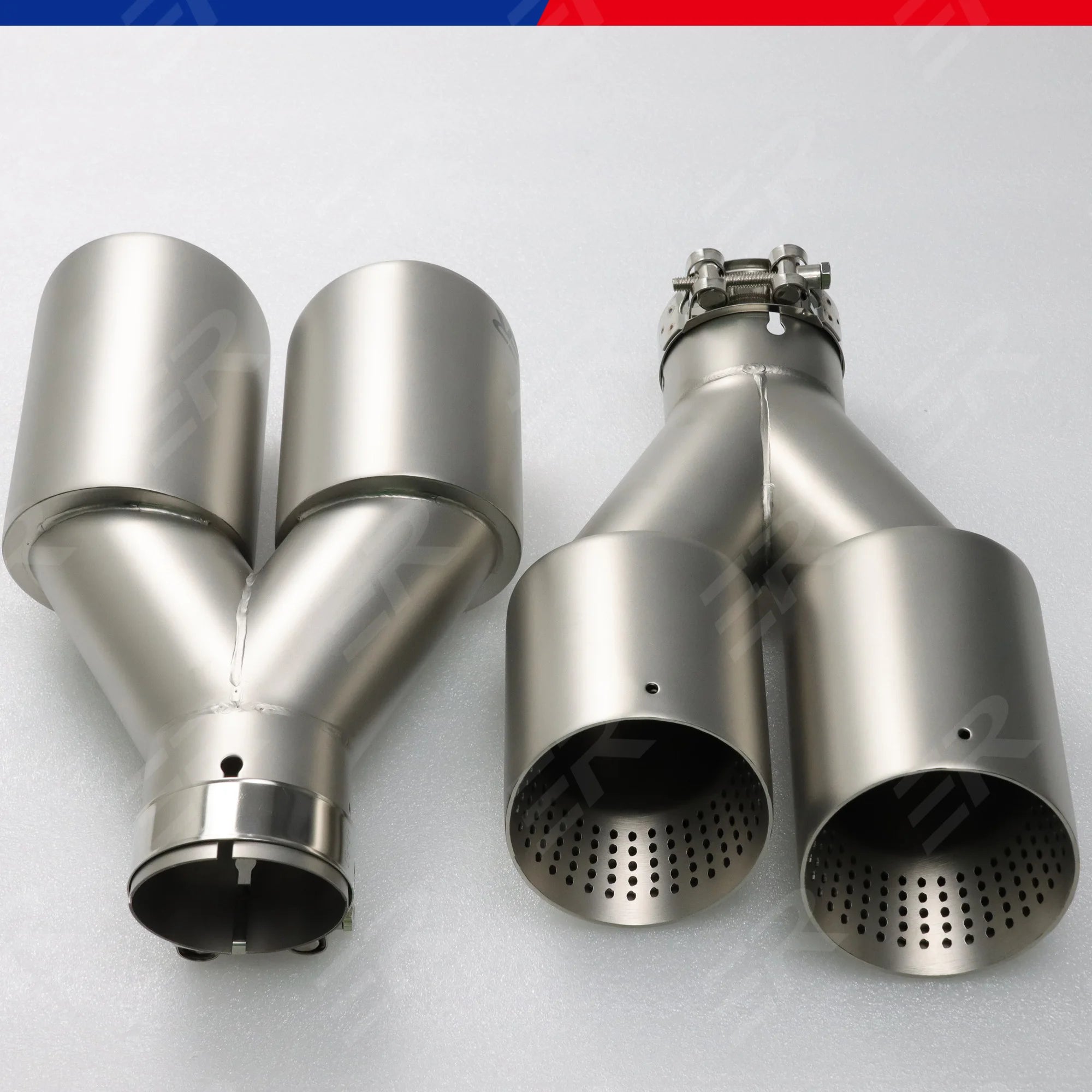 Cola doble metal mate