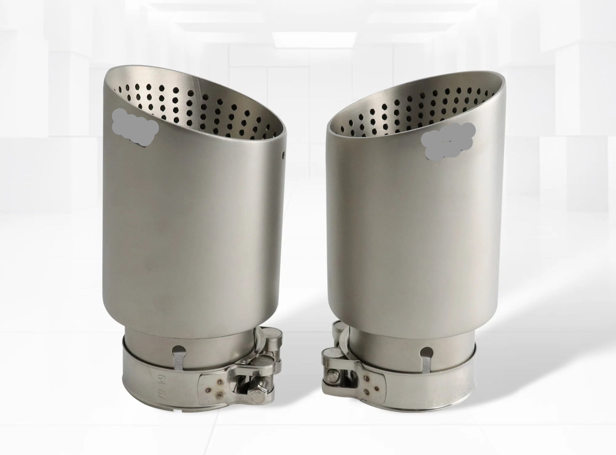 Cola inox perforada mate